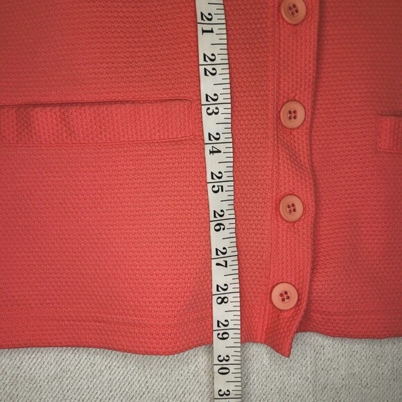 Koret Francisca Petite Cardigan Button Medium Textured Barbie Pink - Picture 4 of 10